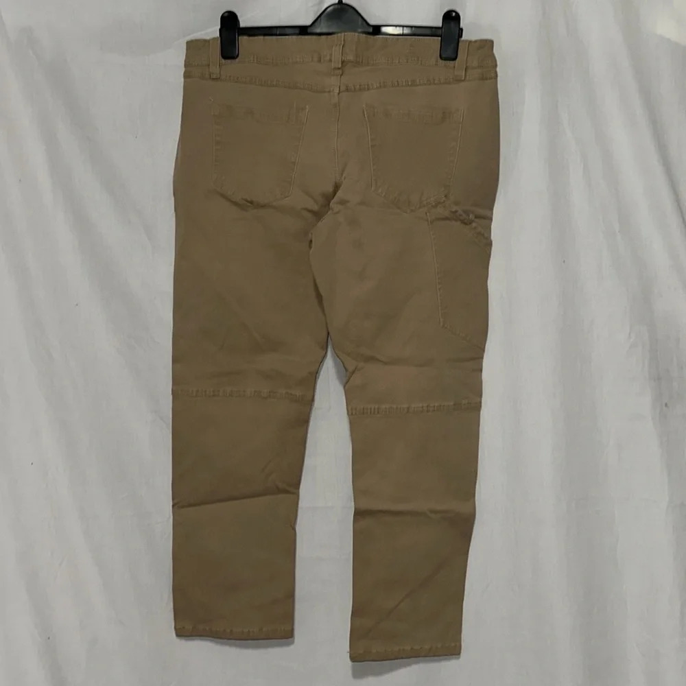 men's tan / brown Weatherproof vintage straight jeans size 36x30 - Picture 2 of 4